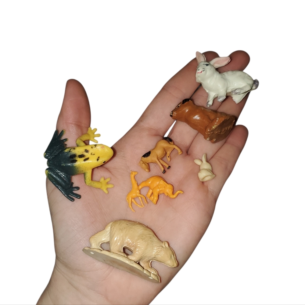 Small/Miniature Vintage Plastic Animal Lot
